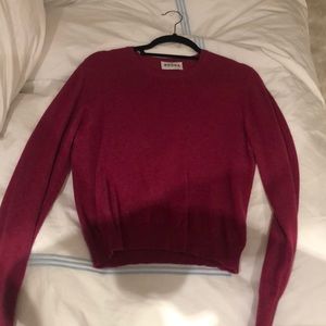 Maroon sweater